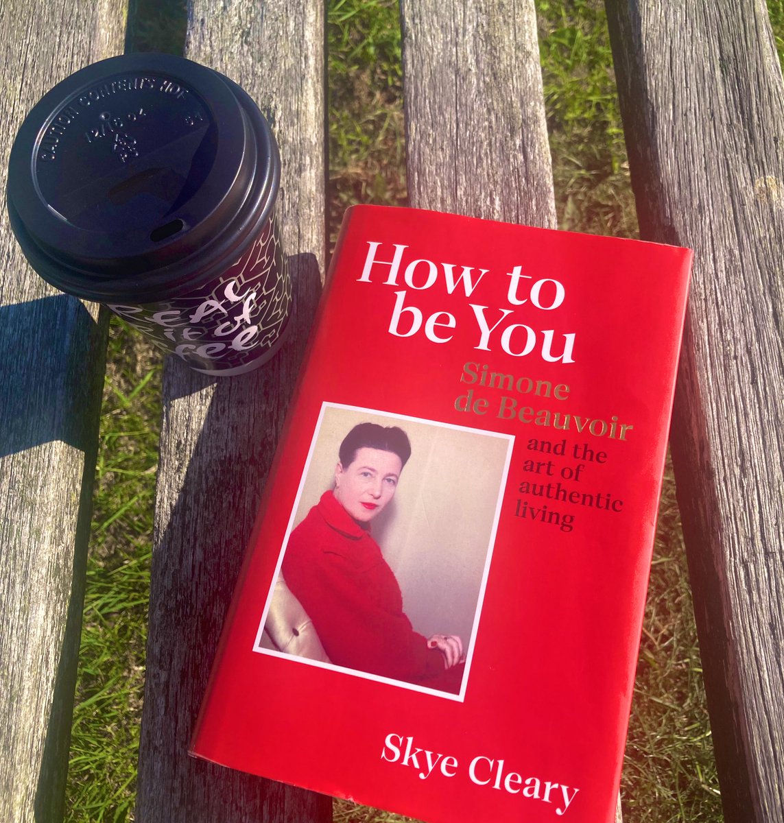 DrElizabethMac1's tweet photo. Well we’ve been inseparable for the last few days @Skye_Cleary & #SimonedeBeauvoir. I’ve loved my time with Simone and Skye - what an utterly brilliant, joyous and generous book. ‘Change your life today. Don’t gamble on the future, act now, without delay.’ Thank you @Skye_Cleary https://t.co/QbunSAXXIs