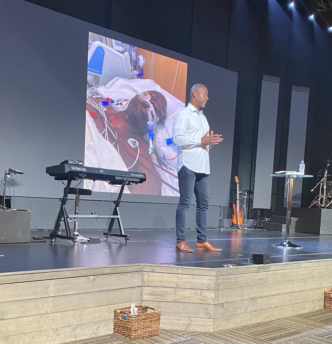 My brother <a href="/JerryErvinSpeak/">Jerry Ervin</a> was dead on June 16 but was revived after 40+ minutes. He lives 🙌🏽 and preached today Aug 7. about the resurrection of God! #FactsVersusTruth #Jn11v25