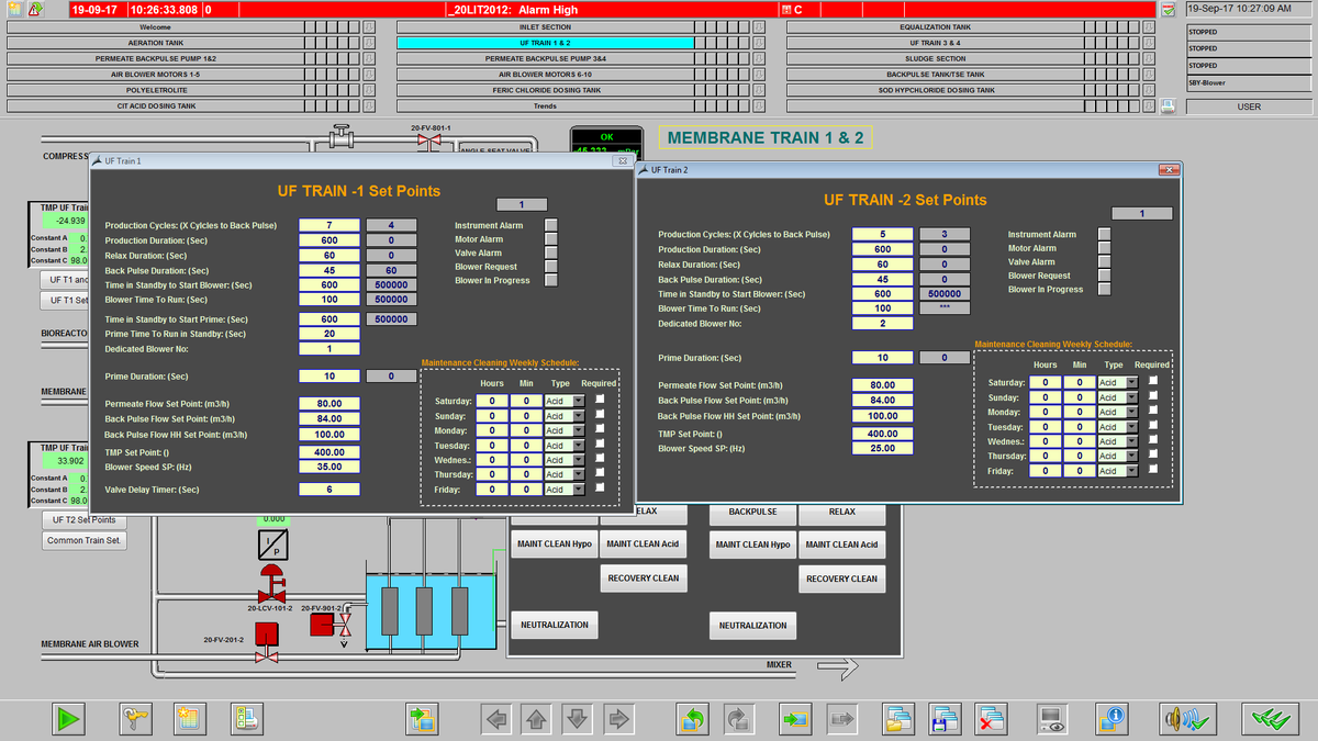 AutoArabia's tweet photo. During #MBR #STP #Programming and #Commissioning
صور من مرحلة البرمجة والاختبارات لمحطة صرف صحي تعمل بأغشية الMBR
#SIEMENS #WinCC #SCADA https://t.co/JZ0pD8C2mk