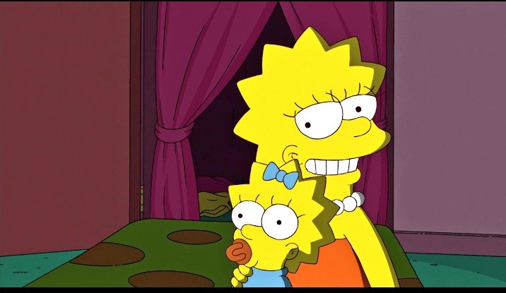 Cambone88's tweet photo. Lisa:"Maggie and I share the deepest bond there is sisterhood we'll be closer than best friends for the rest of our lives"

#NationalSistersDay #TheSimpsonsGoats #TheSimpsons #SimpsonsForever @AnimatedTVBlog https://t.co/yWAPgMoXmj