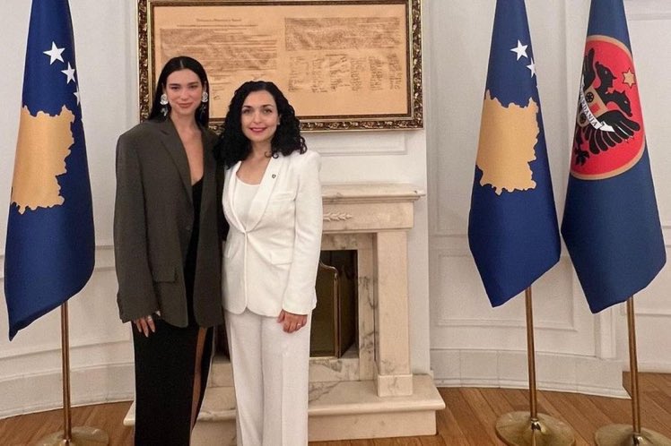 Dua Lipa, Fahri Kosova Büyükelçisi oldu.