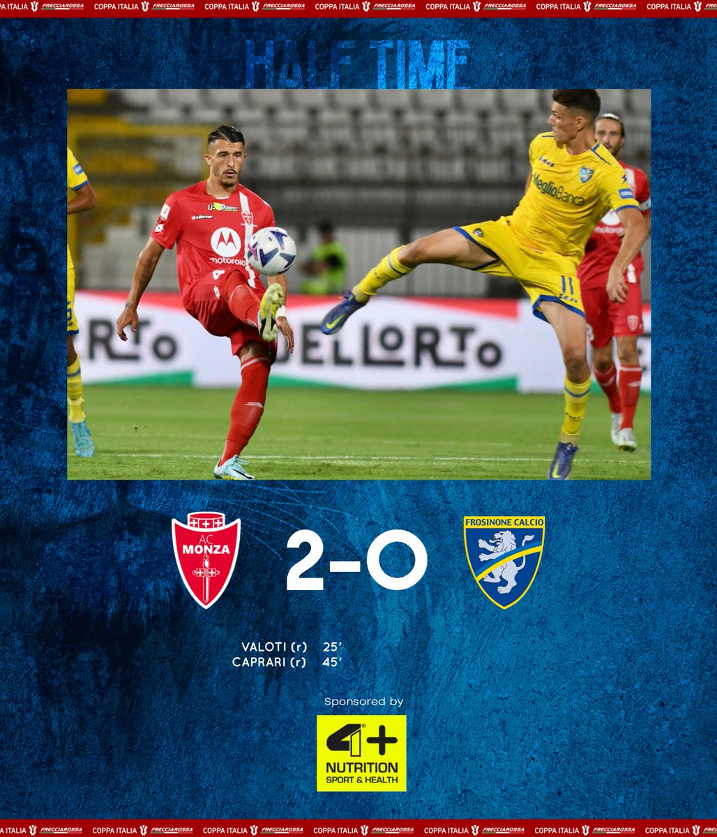 Frosinone1928's tweet photo. HALF TIME ⏱ #MonFro https://t.co/2ShlQBtkts