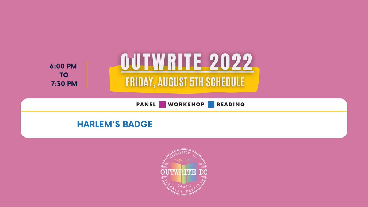 OutWrite DC LGBTQ Literary Festival tweet media