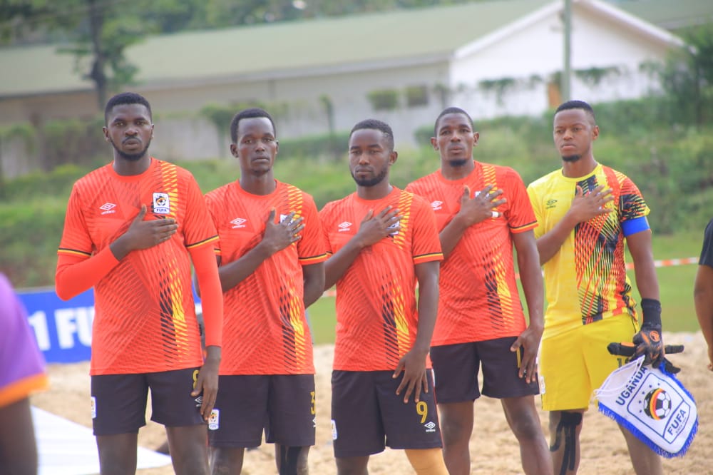 john_mus2's tweet photo. Congratulations The Sand Cranes

BEACH SOCCER AFCON Qualifiers 2022 -Latest Update* - *FUFA Technical centre-Njeru*
  Period 3
  Uganda Sand Cranes🇺🇬4:3🇰🇲 Comoros 
⚽Nkuubi Brian 
⚽⚽⚽Mwere Nicholas 

⚽ Ismael Mohamed 
⚽⚽Moeva Chakira

Aggregate 9:4
#UGACOM
#BSAFCON2022 https://t.co/MSszb6IsMN