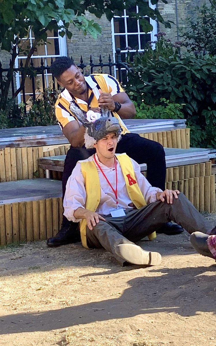 Jonathan Cobb (@joncobbster) on Twitter photo Made my pal @MatthewElliotC_ get his hands dirty today - the rumours are true, he has a very tender touch…
One very happy Donkey #MidsummerNightsDream <a href="/Iristheatre/">Iris Theatre</a> Made my pal @MatthewElliotC_ get his hands dirty today - the rumours are true, he has a very tender touch…
One very happy Donkey #MidsummerNightsDream <a href="/Iristheatre/">Iris Theatre</a>