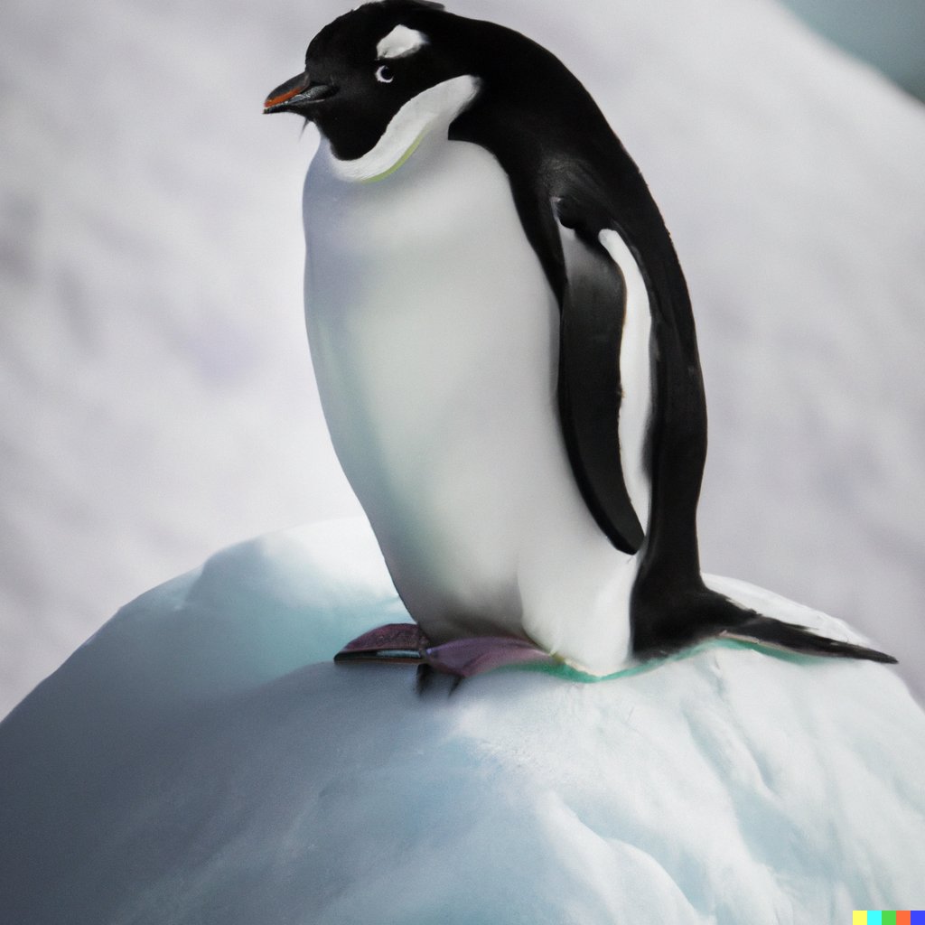 _JacobStone's tweet image. Day 9 of 50!

“A picture for national geographic of a penguin on a small iceberg”

#50DaysOfDallE #dalle #dalle2