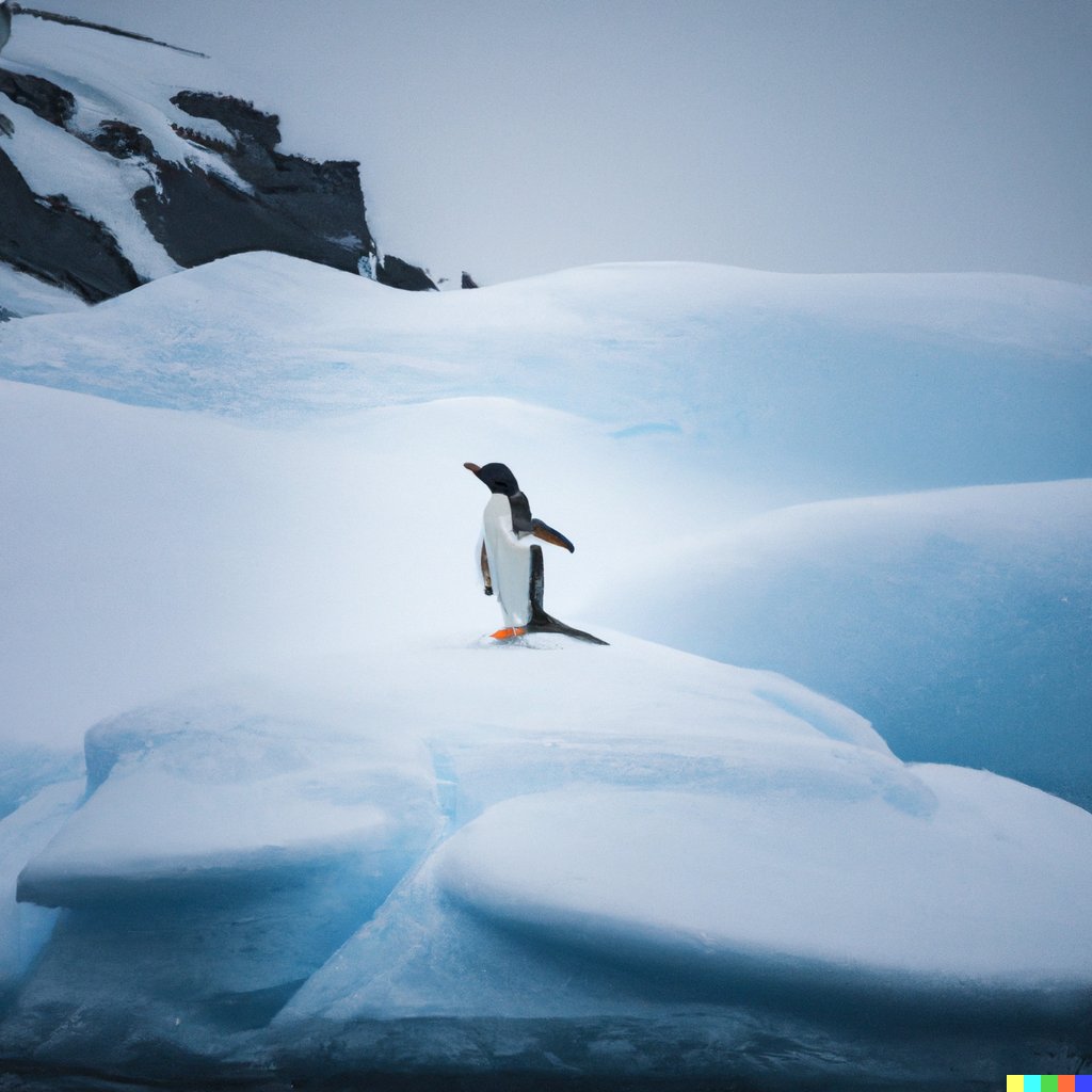 _JacobStone's tweet image. Day 9 of 50!

“A picture for national geographic of a penguin on a small iceberg”

#50DaysOfDallE #dalle #dalle2