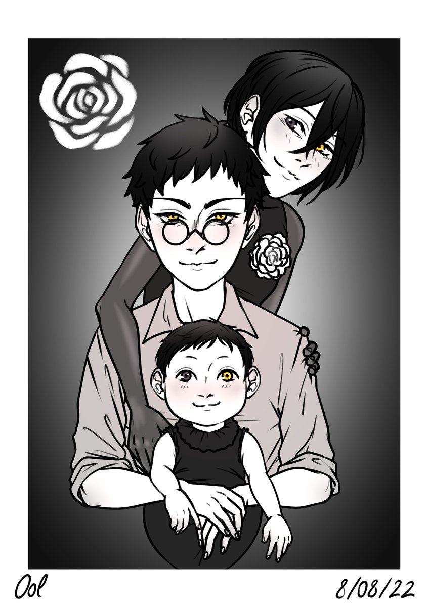 oolrie's tweet photo. Buckrich Week Day 3: Being Parents
I wasn't sure what to do for this one, but I found a fancy family portrait online and decided to redraw it as Buckrich c:
#BaraouNoSouretsu #薔薇王の葬列 #ガムリチャ #baraou #buckrichweek #rotrk #buckrichweek2022 https://t.co/VlCiN8HR8b