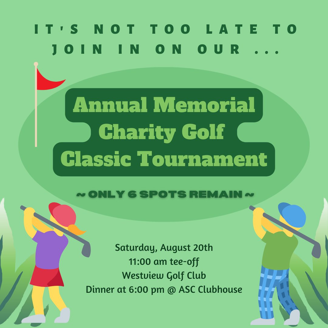ASC_Soccer's tweet photo. Only a few spots left!

Come out and enjoy a fun day in memory of long-time club members Kenny McDonald, Alan Lavery, John Lavery, and Danny Henry

All proceeds go to Southlake Regional Foundation &amp; The Heart and Stroke Foundation.

Register online at

https://t.co/6xS1WCyWcK https://t.co/KiL30BUMlM