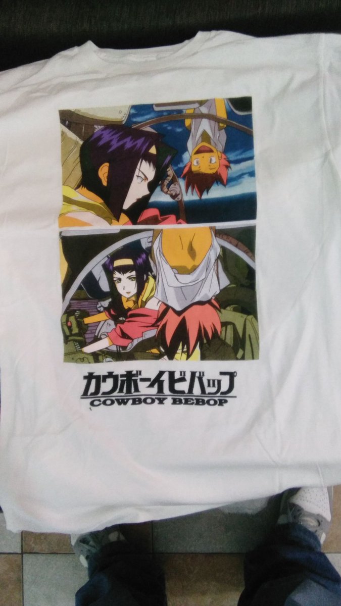 BellThorRAP's tweet photo. Las mejores remeras de #anime que me pudieron regalar #JujutsuKaisen #CowboyBebop #crunchyroll https://t.co/F2D03NeZLf