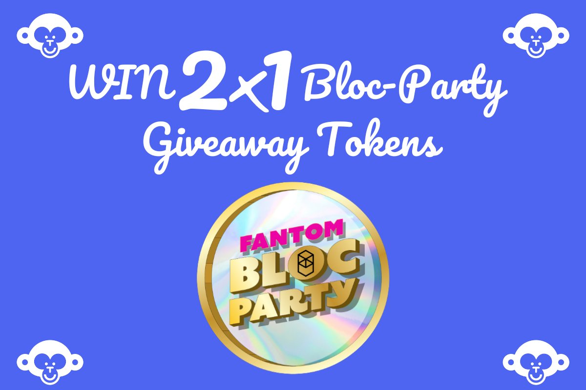 The Lucky Bear Market Summer goes into the next round.🍀
Today we raffle 2x1 Bloc Party tokens.🚀

The GA token will give you access to giveaways at the Fantom Bloc Party event on 27th August 📅

To enter:
❤️ and RT
Follow <a href="/HoneyPotGang/">The Honey Pot Gang</a> 
Follow <a href="/BabyChimpGang/">BabyChimpGangNFT</a> 
Comment #BlocParty