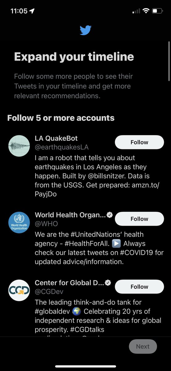 SharoanyP's tweet photo. @Twitter How come I was forced to choose 5 “friends” from your pre-determined list before I could even create an account? Looks super fishy🎣 https://t.co/vum6TdMST6