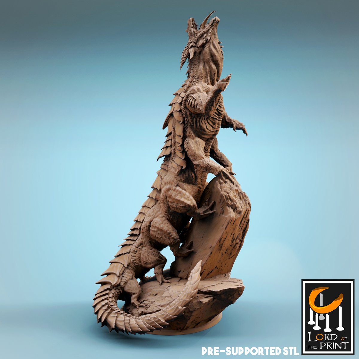 GroGibbon's tweet photo. This is the first task that I did as a freelance concept artist for Lord of the print!
A few of my sketches for a redesign of D&amp;D's classic Behir.
The final sculpt was created by Ornella Sessa, she did an amazing job on it! https://t.co/J2GUNezKSK