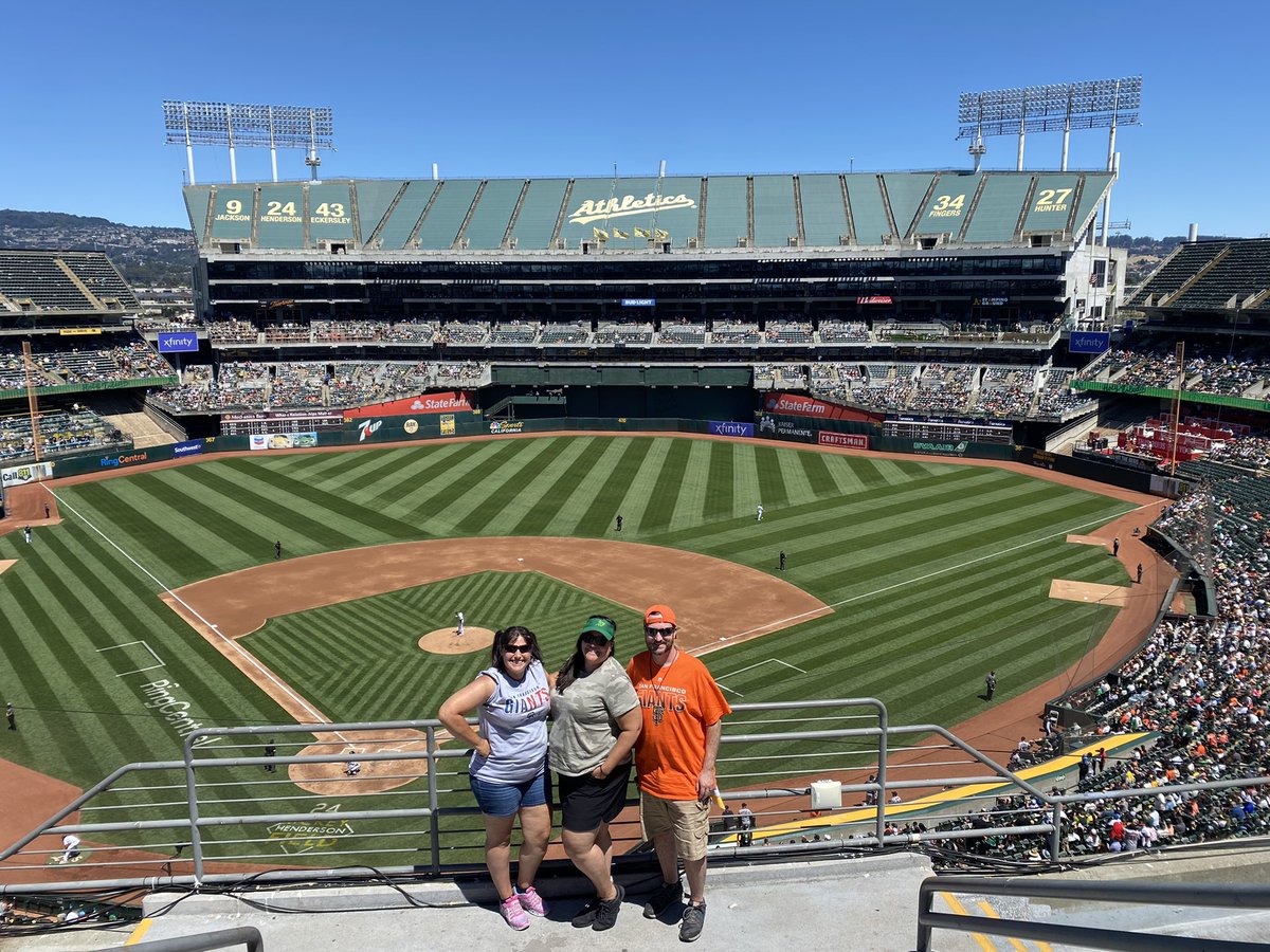 HeatherDS33's tweet photo. @Athletics first time here! https://t.co/lPPPgTg9YR