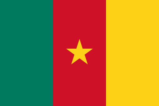 Today’s flag of the day is the flag of Cameroon! It is a National Flag and Ensign. It was adopted on May 20th, 1975, and it’s proportions are 2:3.