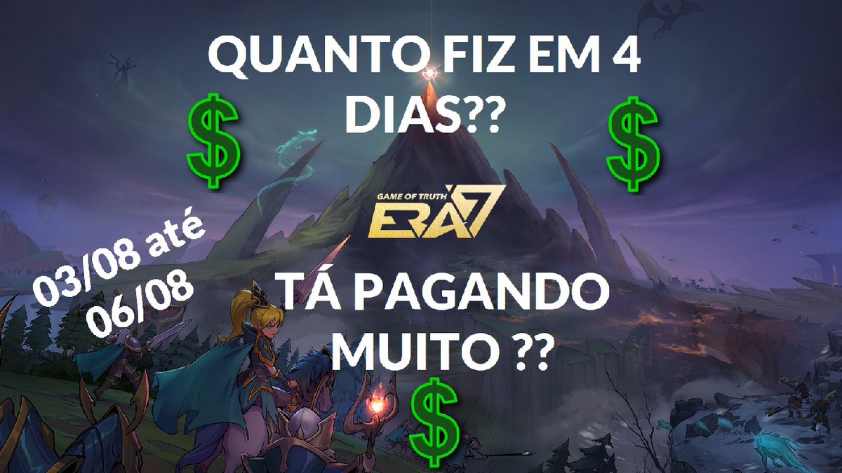 bena_dos's tweet photo. https://t.co/Nlo60GaFrL

#NFTs #NFTGiveaways #NFT #nftcollector #NFTProject #NFTCommuntiy #NFTshill #NFTMINT #Playtoearn #P2E #Play2Earn #P2Egaming #PlayToEarnGame #FreeToPlay #era7 #Era7 https://t.co/dKweb7rloQ