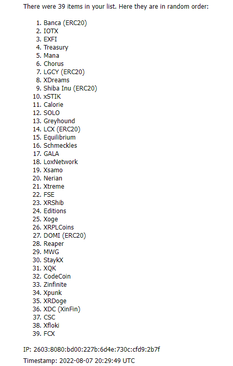 Capital_Revival's tweet photo. The Reaping List will be reshuffled prior to every Reaping Vote moving forward.

The top 20 made the list for the 17th Reaping!

#Reaper $RPR $XRP #XRPL #XRPCommunity https://t.co/LuMXxhHO0B