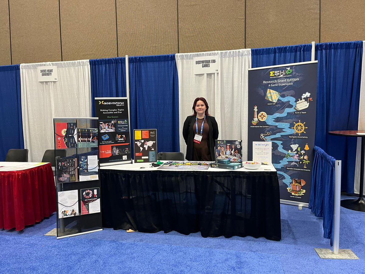 Have you had enough of #onlinelearning during #Covid? Maybe its time to bring back face-to-face learning with the use of high-impact #seriousgames that bring F2F interactions to life. Curious? Talk to our Mage Apprentice Kalinka Hansen at Booth#118 #AOM2022 to find out more