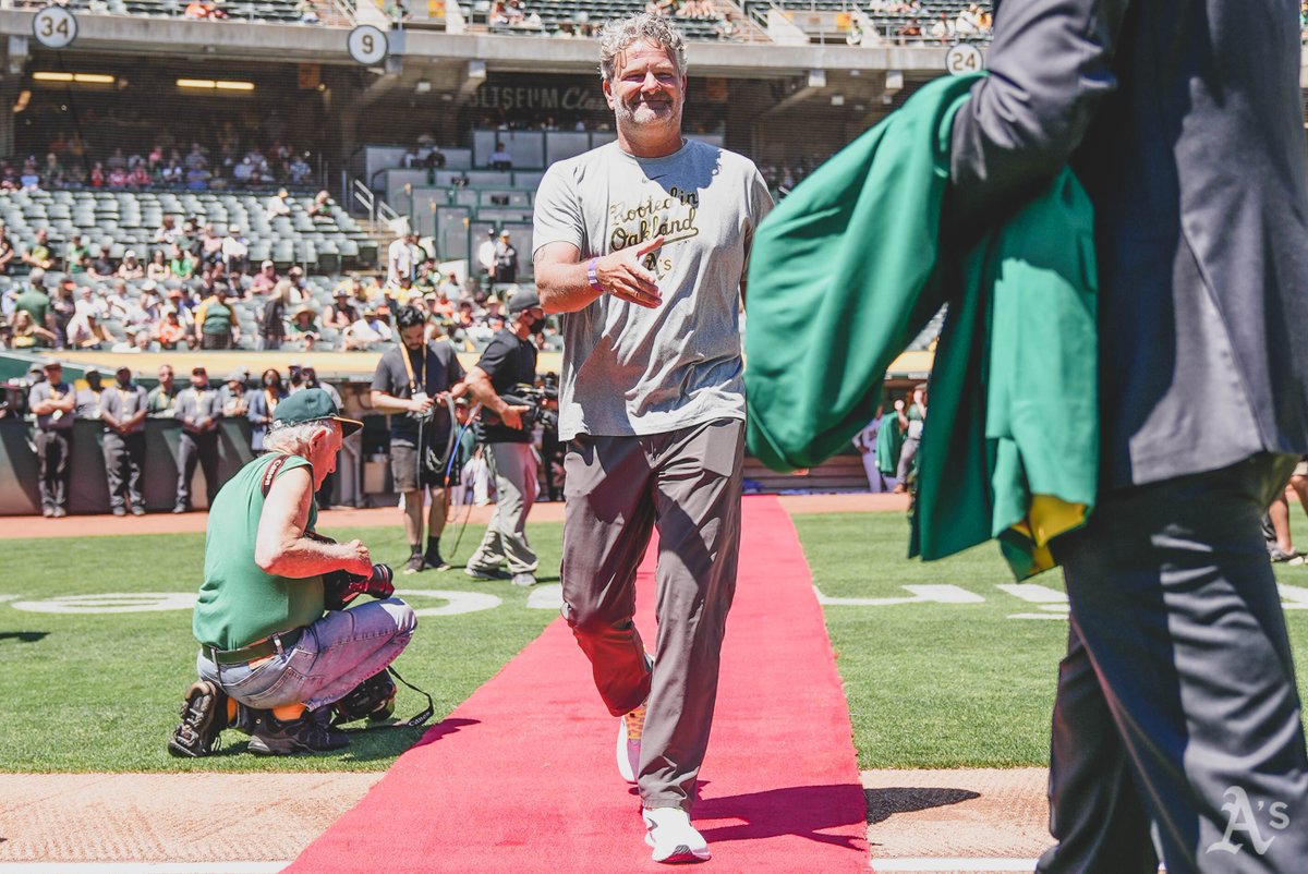 Athletics's tweet photo. Sal Bando Jr. on behalf of Sal Bando https://t.co/Z6Kayul3EI