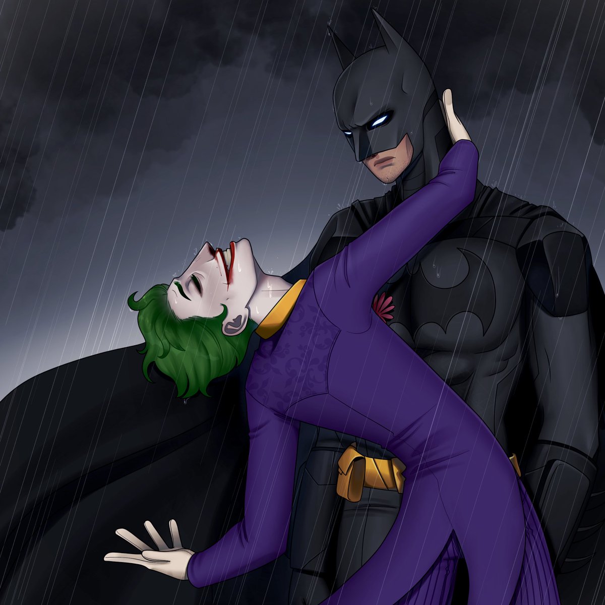 sumthinlikejuic's tweet photo. Guys omg #batman #joker https://t.co/5kOIE5KuWQ