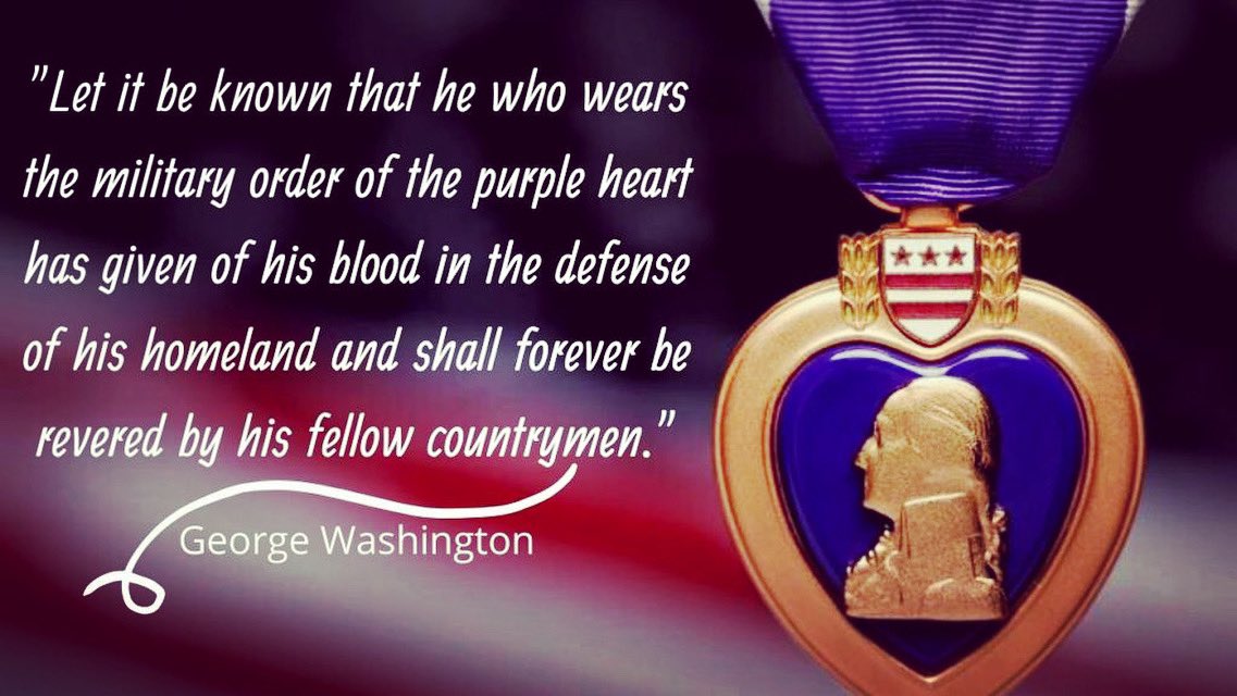 ZachDuckworth's tweet photo. Honoring our Veterans who were wounded or killed in combat during National Purple Heart Day. 🙏🇺🇸 https://t.co/JvqMLaKqT3