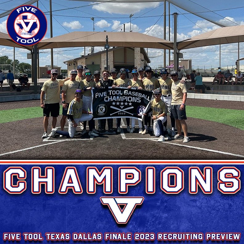 🏆 CHAMPIONS 🏆

Congrats to <a href="/TribeBaseball/">South Texas Tribe</a> 2024 on winning the 16U Championship of the <a href="/FiveTool/">Five Tool Baseball</a> Texas Dallas Finale 2023 Recruiting Preview.

#WatchEm