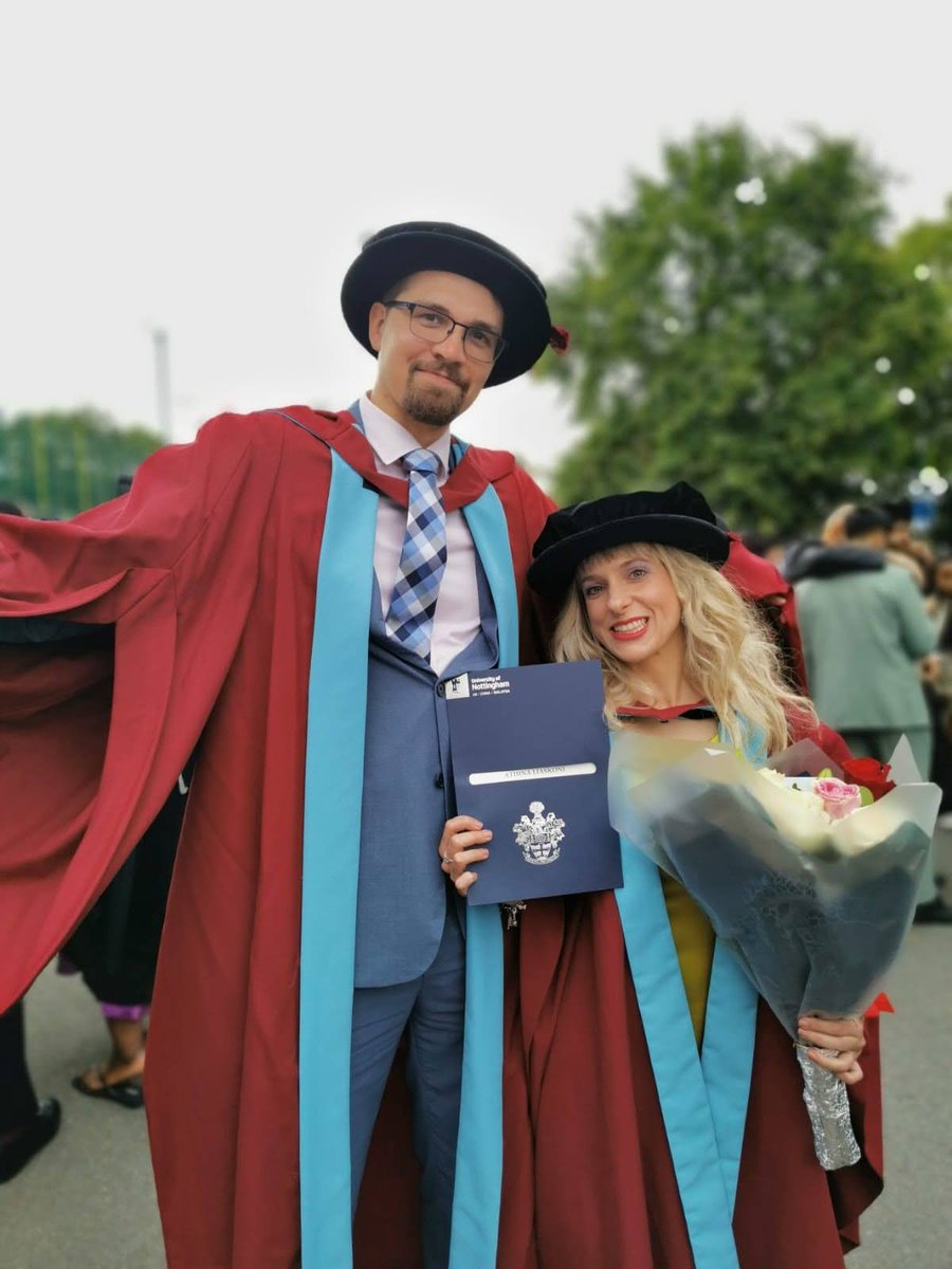 FrancoisSeys's tweet photo. I finally graduated from my PhD in molecular microbiology at the University of Nottingham!

Thanks a lot to my friends and family, my supervisors, and of course the SBRC-nottingham and the incredible Biodiscovery institute team for having made this possible!

#WeAreUoN 
#UoN
#PhD https://t.co/3zfsPUPdrB