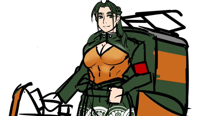 80系君のラフが出来た。 