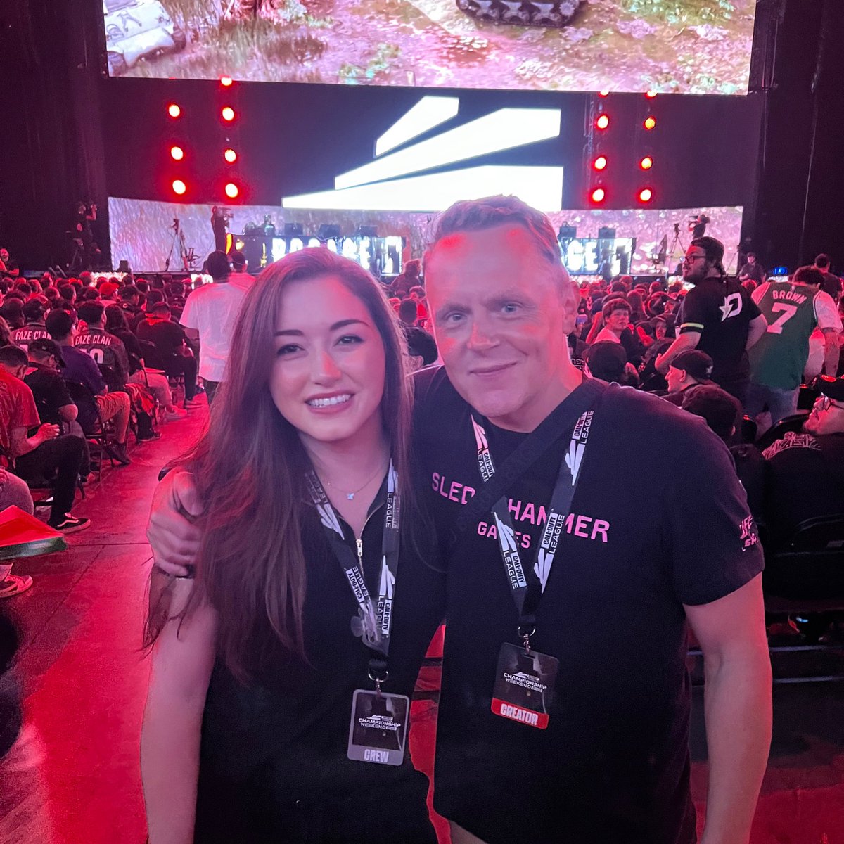 After two years of working together I finally met <a href="/AdamIscove/">Adam Iscove</a> on the floor at #CDLChamps 🙌