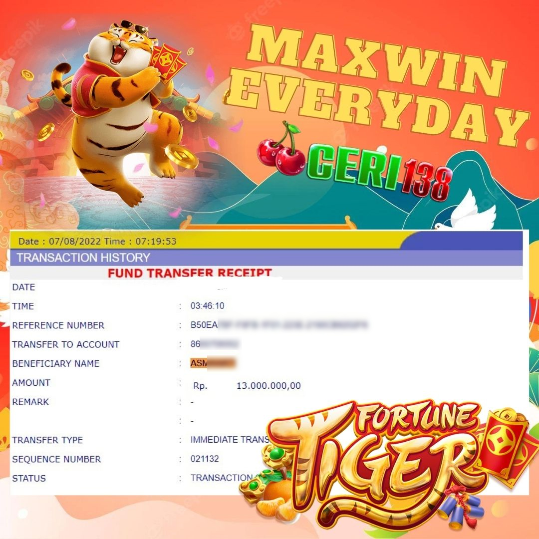 ceri138's tweet photo. Maxwin di CERI138 
💰 Penarikan Berhasil IDR 13.000.000,-

Daftar #CERI138 Disini 👇
🔗 https://t.co/AJr7sZKBQg 

#Ceri138official #Ceri138 #Newmember #testimoniwd #tipsrtp #pgsoft #slotpragmatic #fortunetiger #pgsoft https://t.co/txiplnE9X4