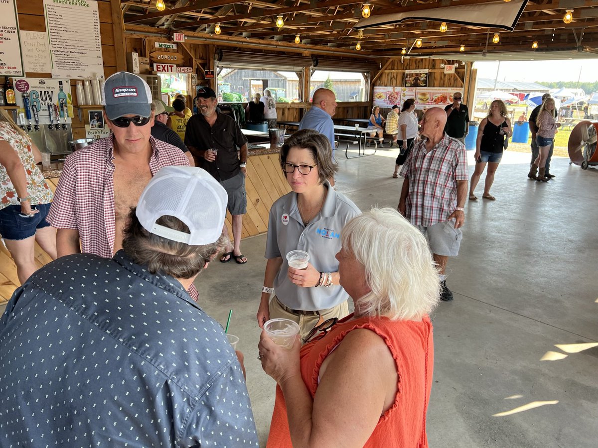 nolanforsenate's tweet photo. We had such a great time at the Franklin County Field Days this weekend! Let’s keep the momentum going and win on August 9th. Go vote! #RollinWithNolan #NolanForSenate https://t.co/cTXfobsETz