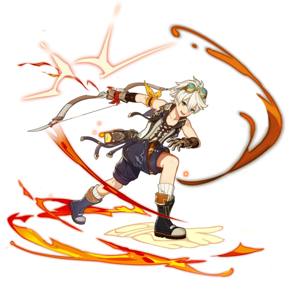 blyakunSW's tweet photo. Genshin characters but with different weapon type
#Genshinlmpact 
1/6 https://t.co/qhkR8Evo7p