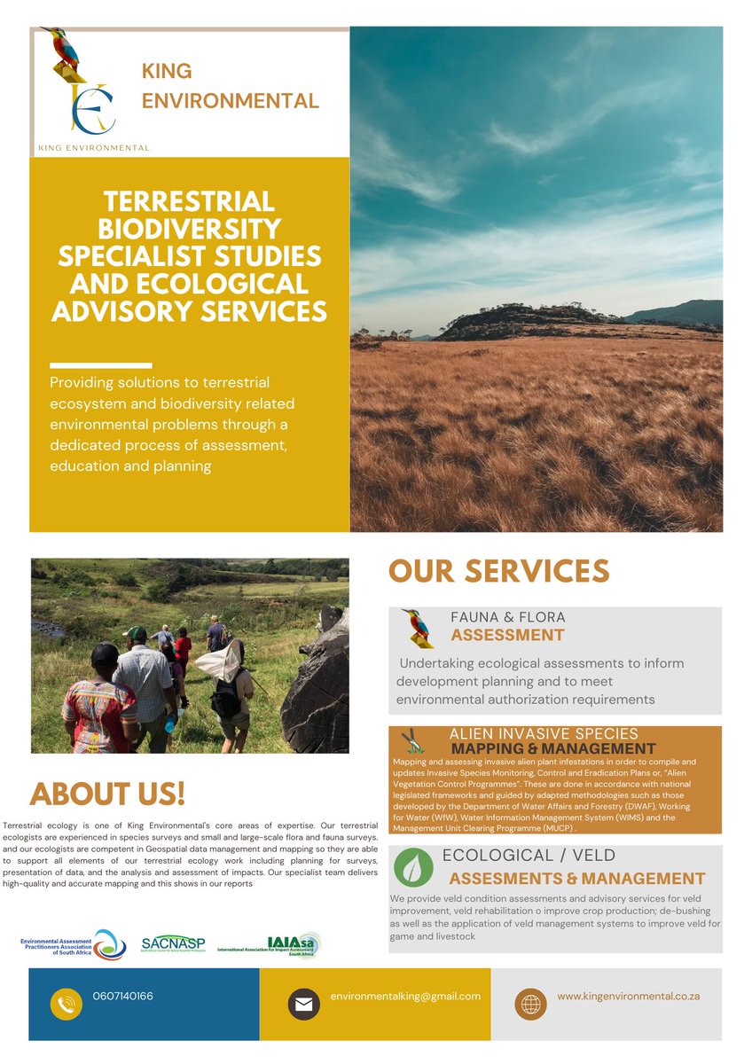 IamGrandHyperB's tweet photo. All work is carried out by certified in-house specialists &amp; we combine sound scientific experience, legislative knowledge, and practical fieldwork to develop &amp; implement solutions for a diverse range of projects #biodiversity #ecology #specialiststudies #environmentalconsulting https://t.co/z5zOSAg4gg