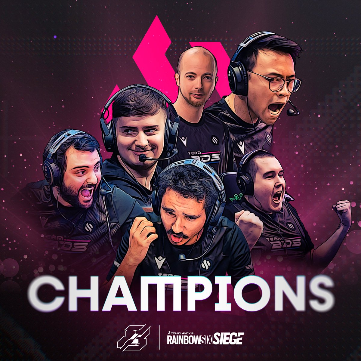 Félicitations à la <a href="/TeamBDS/">TeamBDS</a> qui remporte le tournoi #Gamers8, la France est fière de vous ❤️