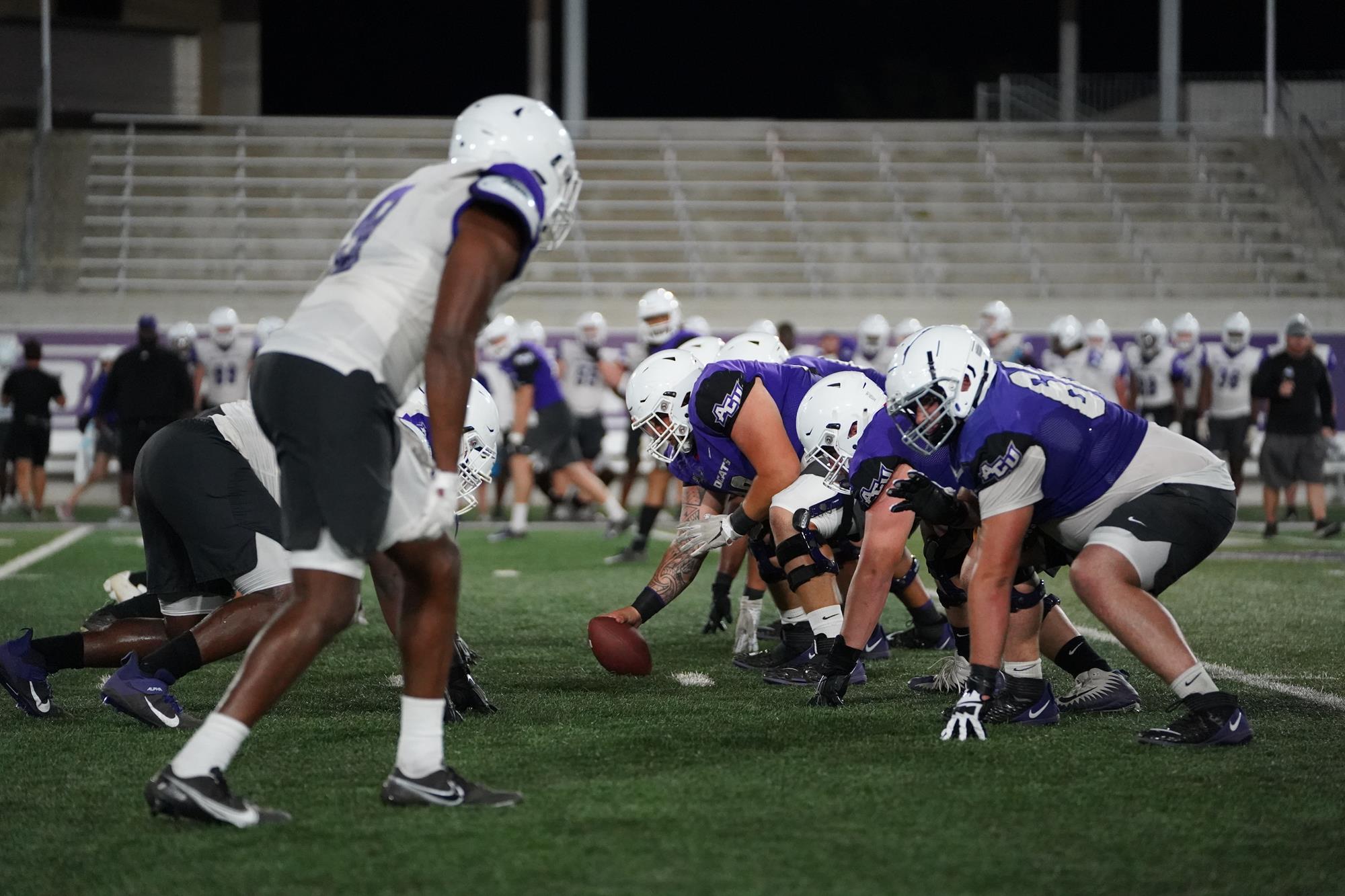 ACU Football on Twitter "The Abilene Christian football team wrapped up the first week of fall