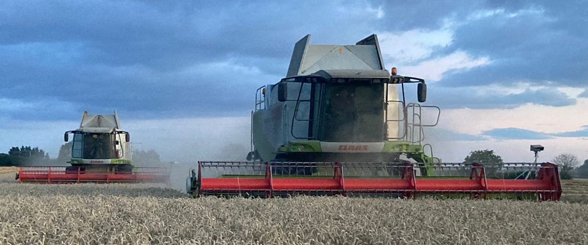no1sunkfarmer's tweet photo. @will48582601 @wheat_daddy Same here. Taken at 8pm this evening @CLAAS_UK @CLAAS_Eastern #lexions  #570s https://t.co/MiLUjr1pyy