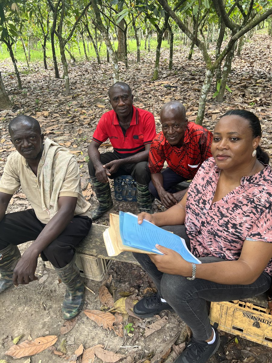 Somewhere in the Western region of Ghana, where over 50% of cocoa is produced. #datacollection #lifeofaresearcher