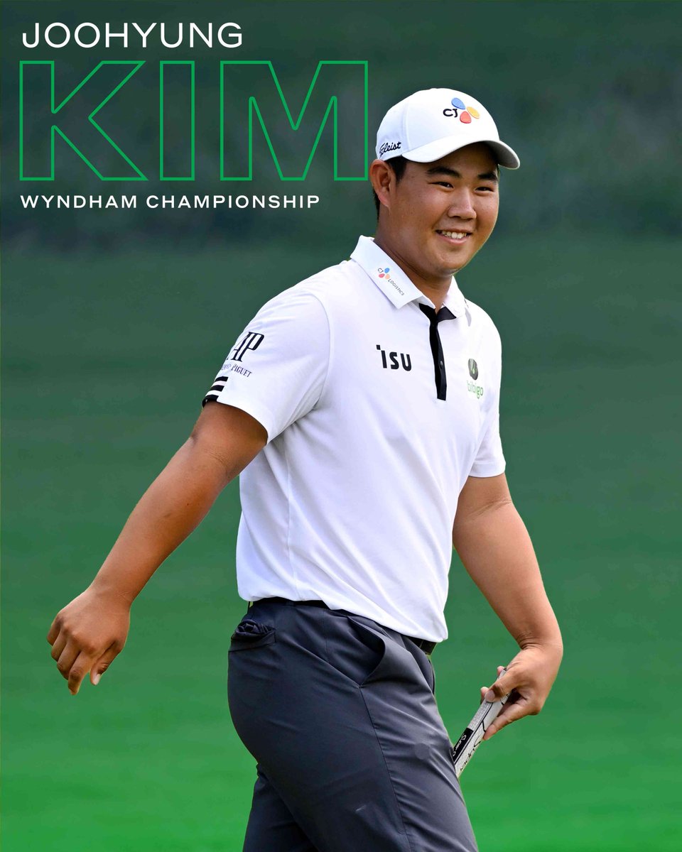 GOLF_com's tweet photo. At just 20 years old, Joohyung Kim is a PGA Tour winner.

He wins the Wyndham Championship at 20-under par. https://t.co/xFQVPMCF44
