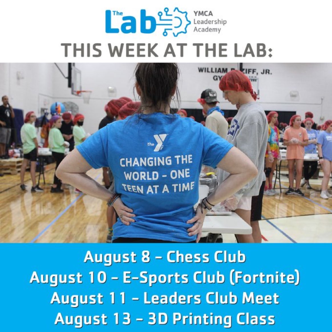 BocaTweeter's tweet photo. Coming up this week at #TheLabYMCA after school...
https://t.co/43WG8y7XAK

#teencenter #YMCASPBC #Highschool #Middleschool #Teens #YMCATeens #TheLabYMCA #calendar #activities #3dprinting #leadersclub @lhagensick @YMCAofSPBC https://t.co/A4RHNi6Pkv