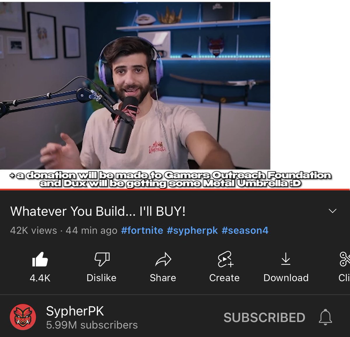 Code_Dux's tweet image. Thanks so much @SypherPK for inviting me to be in the creative build off challenge!🔥
It’s awesome when content creators collab with map makers for videos like these!😄
Lots of generosity shown in the video, make sure to check it out! Can’t wait to get some @METALUMBRELLAco ☔️