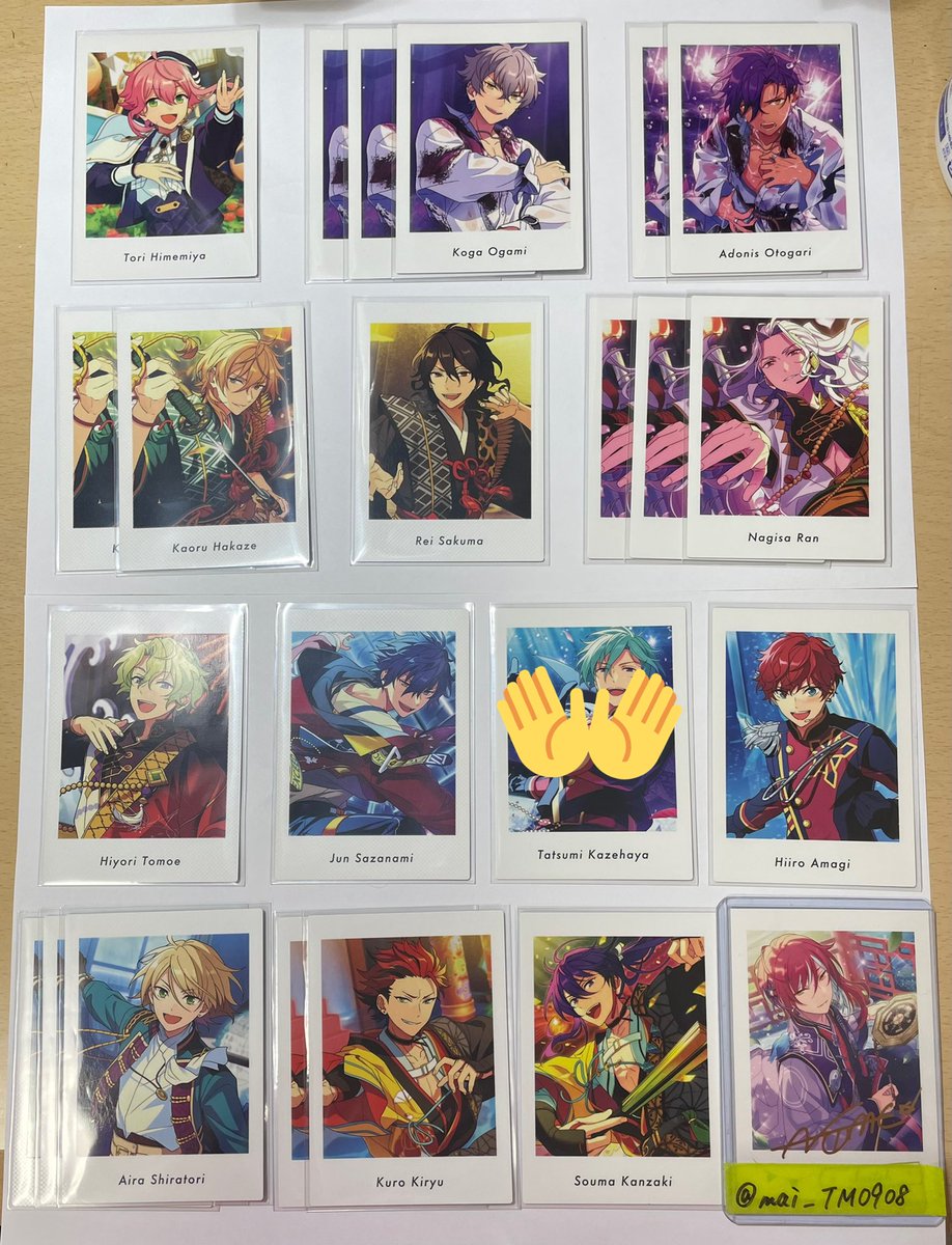 mai_TM0908's tweet photo. 【交換/譲渡】あんスタ ぱしゃっつ vol.2 Action

譲 画像のもの
求 こはく 夏目 or 定価+送料

郵送希望になります。検索からでもお気軽にリプお願いします。 https://t.co/0L9pkE7law