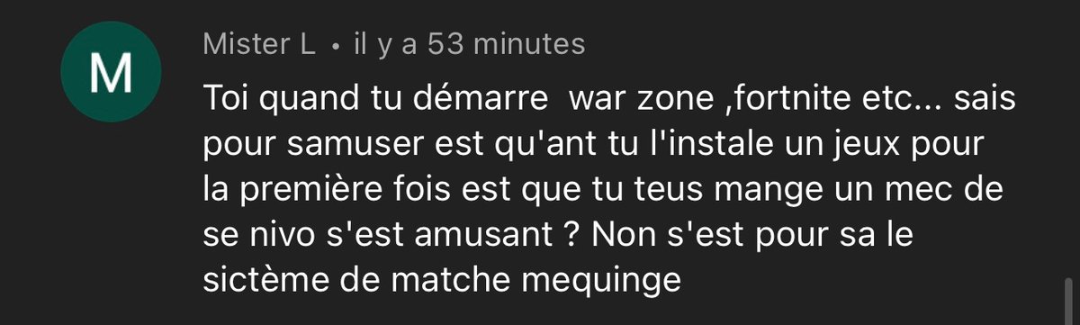 PhyzikK's tweet photo. MisterL m'a convaincu sur la question du SBMM , un génie incompris finalement 🙏 https://t.co/183u2rgK2x