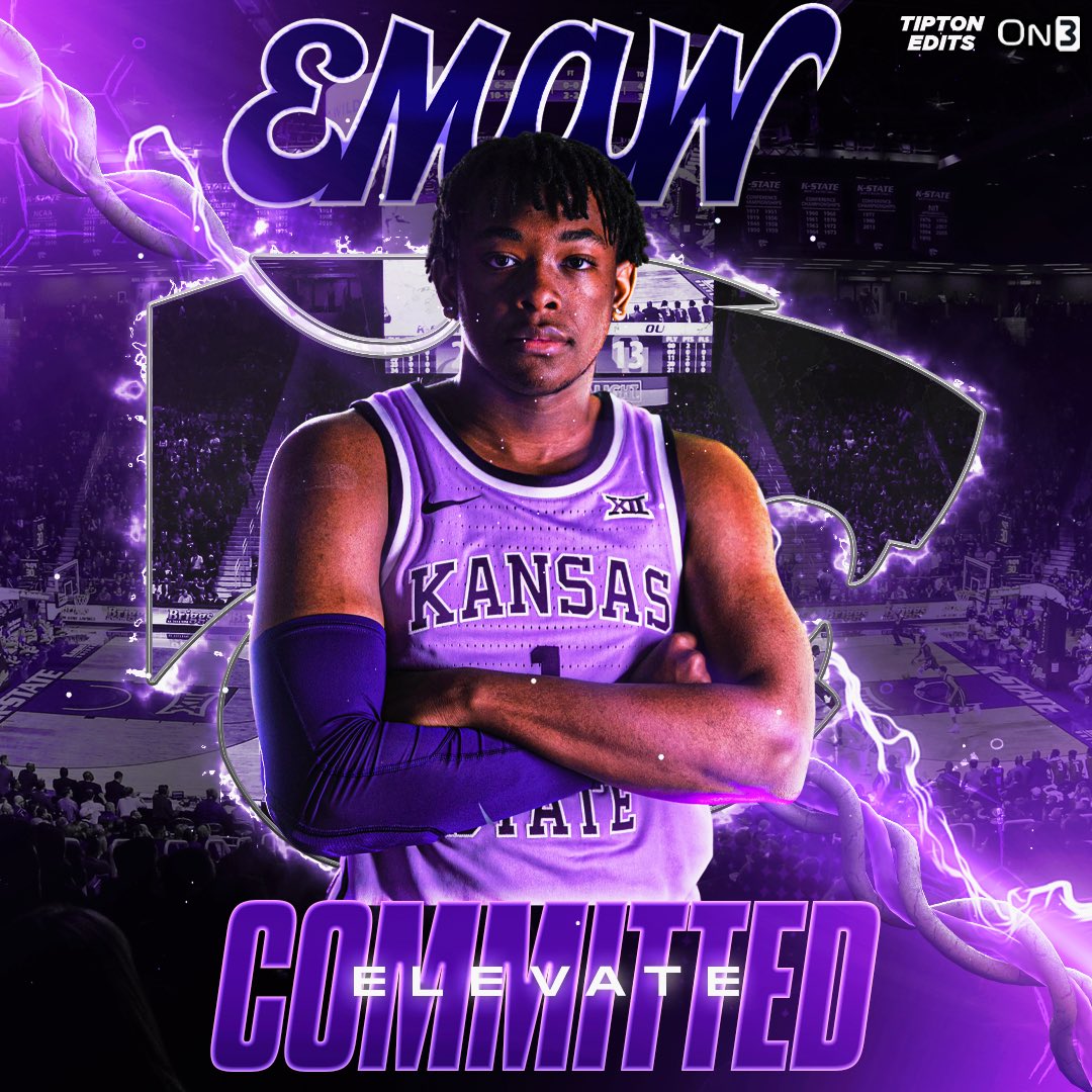 JoeTipton's tweet photo. 2023 four-star RJ Jones has committed to Kansas State, he tells @On3Recruits. 

“K-State fans, I can’t wait to join you in the Octagon of Doom and ELEVATE TOGETHER.”

Story: https://t.co/KfT6GJpUji https://t.co/xnLU7wEPAN