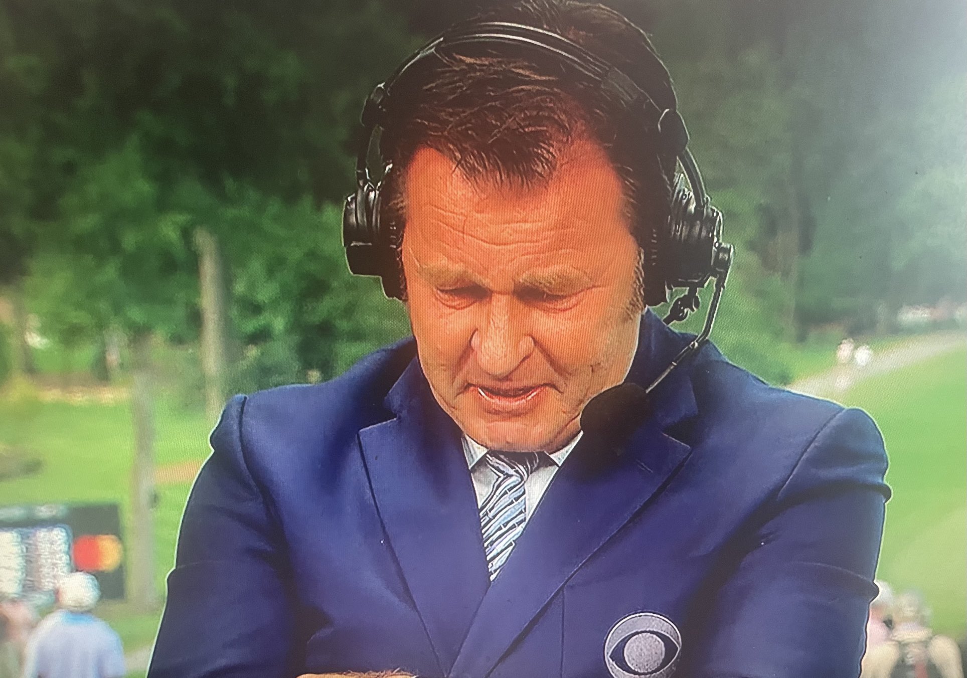 Bob Pompeani on Twitter "Sir Nick Faldo bids EMOTIONAL farewell to