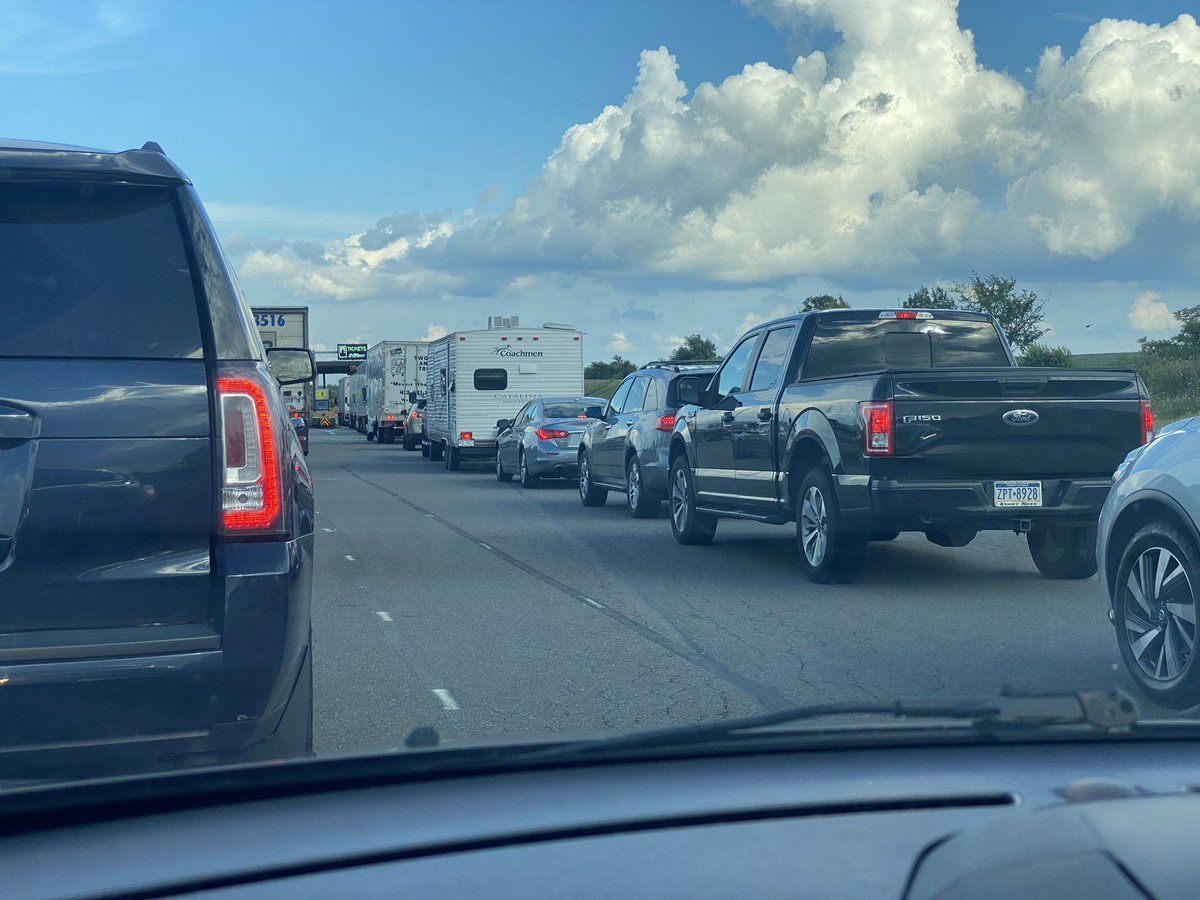 I’m pretty sure purgatory is waiting in line to exit Ohio