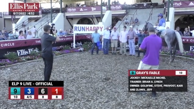 rebelsart's tweet image. Bravo 🇺🇸 Mlle Mickaëlle Michel 🇯🇵@MickaelleMichel and Gray's Fable 1st at @EllisParkRacing‼️🏇🥇
1st #USA Stakes win‼️ 
#NeverGiveUp #WorkHard #MickaelleMichel 
#競馬 #ミカエルミシェル
💪👊🌪️🥰
@FredericSpanu @noriri4 @evab_velius @sebgoursaud @ma_ouma1 @zede_david @CBredar @TVG