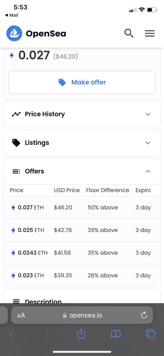 katas_art's tweet image. Feels like I am in a dream ❤️😭❤️ I am lost for words and want to thank both @ollibrocNFT and @CadillacMan1999 ❤️ I appreciate you both so much ❤️

Highest offer will be accepted at 12am EST ( less than 6 hrs) 

opensea.io/assets/matic/0…

#NFT #NFTs #NFTcomunity
