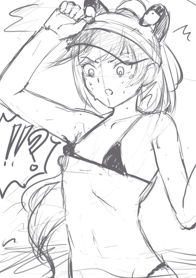 ラフに時間かけすぎたのでまた明日の午前中に仕上げます 