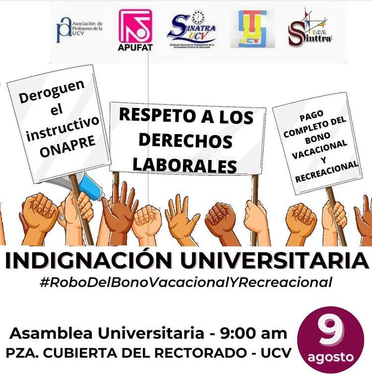 FAPUV's tweet photo. La lucha intergremial continúa por #RespetoALosDerechosLaborales https://t.co/BZpMTsXl9G