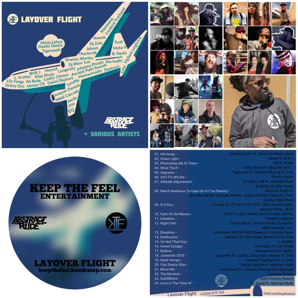 Keep The Feel Ent. (@keepthefeel) on Twitter photo Cop our Layover Flight compilation CD and get the ROAM-AI Tour Sampler download for free as a bonus! keepthefeel.bandcamp.com/album/roam-ai-… Cop our Layover Flight compilation CD and get the ROAM-AI Tour Sampler download for free as a bonus! keepthefeel.bandcamp.com/album/roam-ai-…